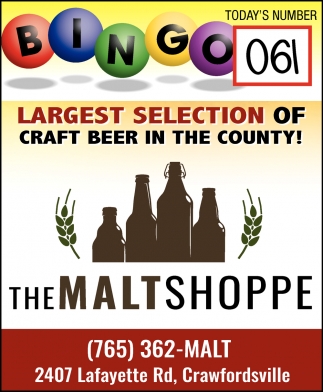 Largest Selection of Craft Beer in the County!