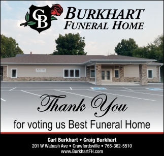 Thank You for Voting Us Best Funeral Home