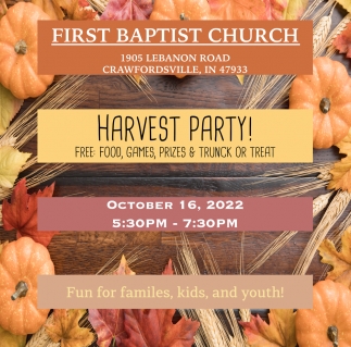 Harvest Party!