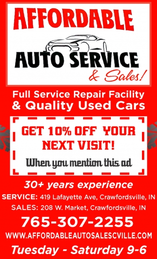 Full Service Repair Facility & Quality Used Cars