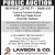 Public Auction - June 3rd, 2024