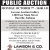 Public Auction (October 7)