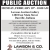 Public Auction (February 10th)