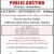 Public Auction Firearms-Ammunition