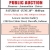 Public Auction