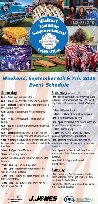 Walnut Township Sesquicentennial Celebration