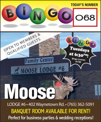 Crawfordsville Moose Lodge #6