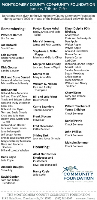 Montgomery County Community Foundation