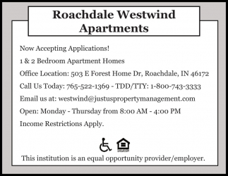 Roachdale Westwind Apartments