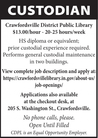 Crawfordsville District Public Library