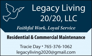 Legacy Living 20/20, LLC - Tracie Day