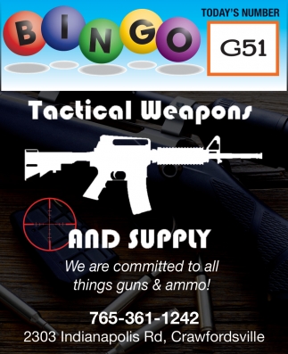 Tactical Weapons and Supply