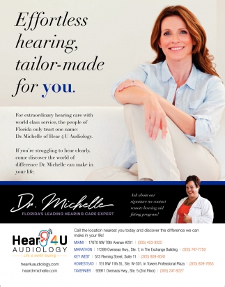Effortless Hearing, Tailor-Made For You.