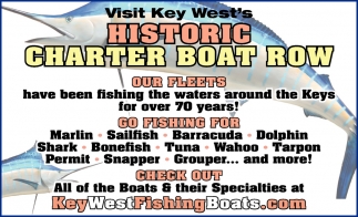Our Fleets Have Been Fishing The Waters Around The Keys For Over 70 Years!