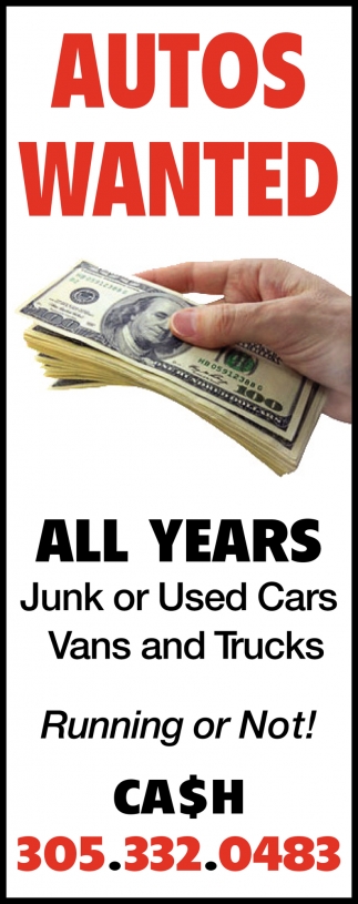 Autos Wanted