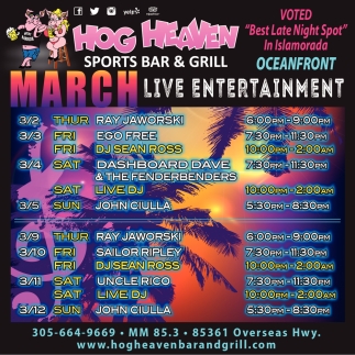 March Live Entertainment