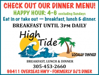 Check Out Our Dinner Menu!