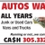 Autos Wanted