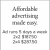 Affordable Advertising Made Easy