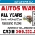 Autos Wanted
