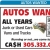 Autos Wanted