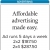 Affordable Advertising Made Easy