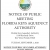 Notice of Public Meeting 
