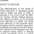 Notice to Creditors      