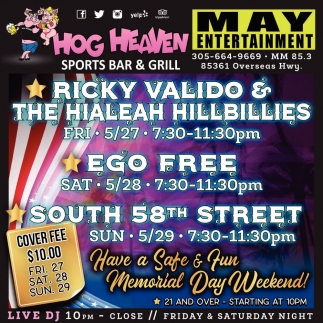 Have a Safe & Fun Memorial Day Weekend!
