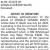 Notice To Creditors
