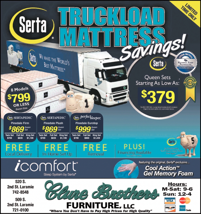 Truckload Mattress Savings!