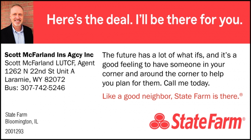 Here's the Deal. I'll Be There for You