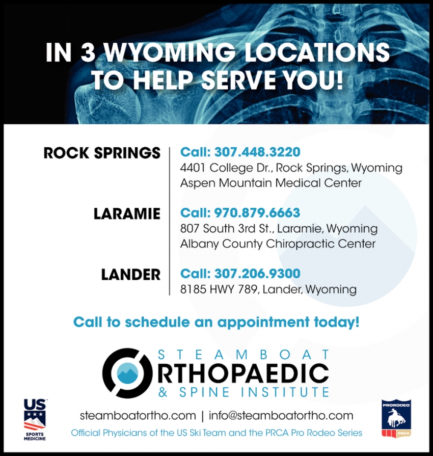 In 3 Wyoming Locations to Help Serve You!