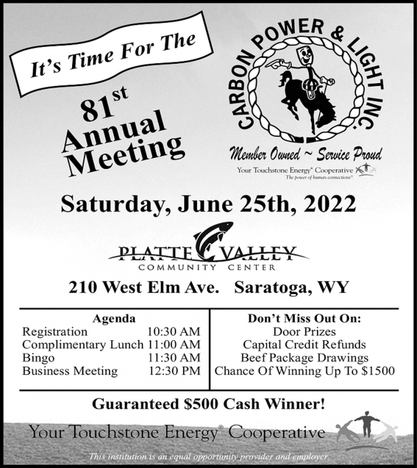 81st Annual Meeting