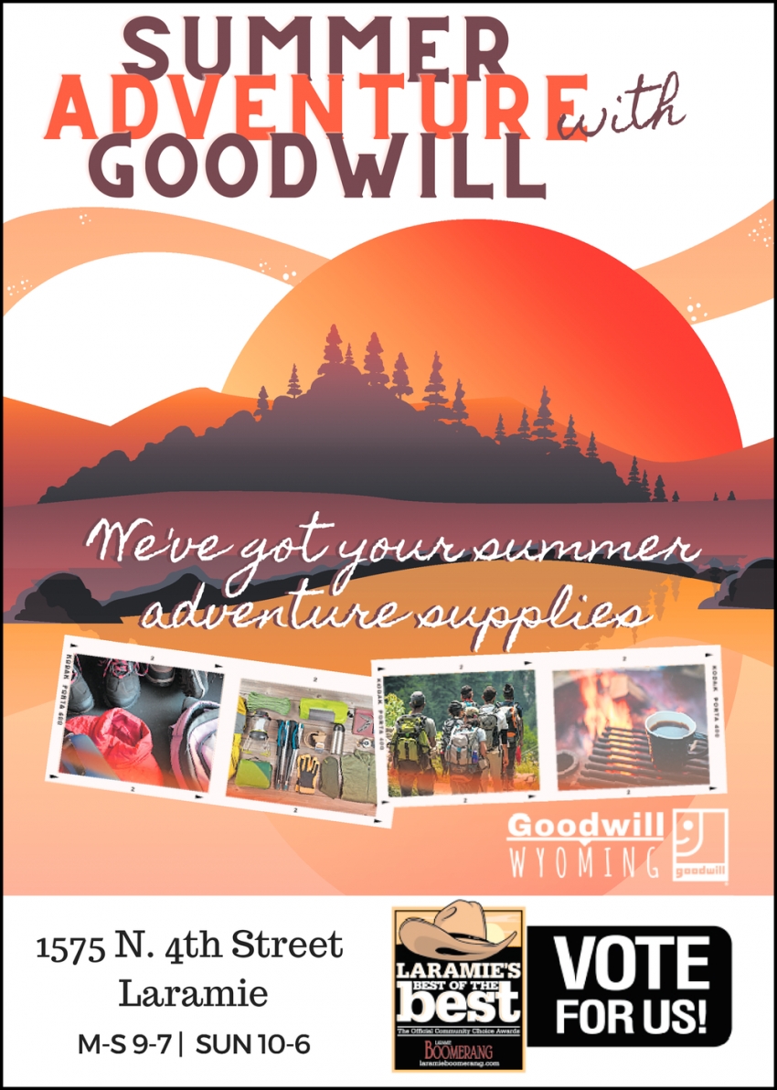 Summer Adventure with Goodwill