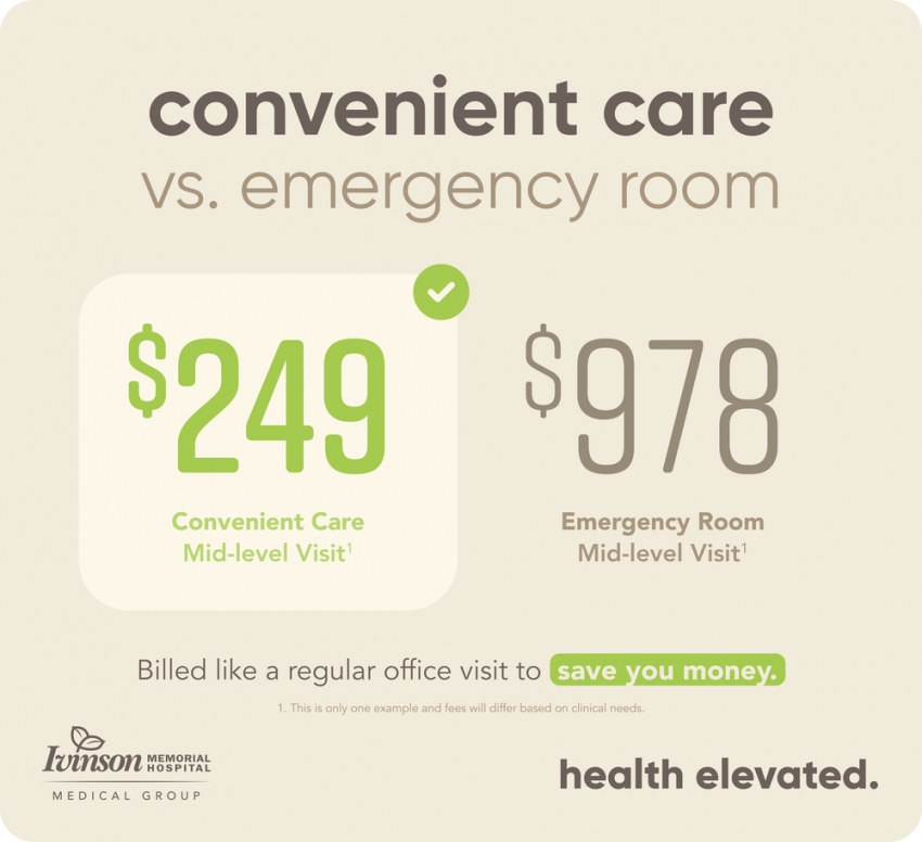 Convenient Care Vs. Emergency Room