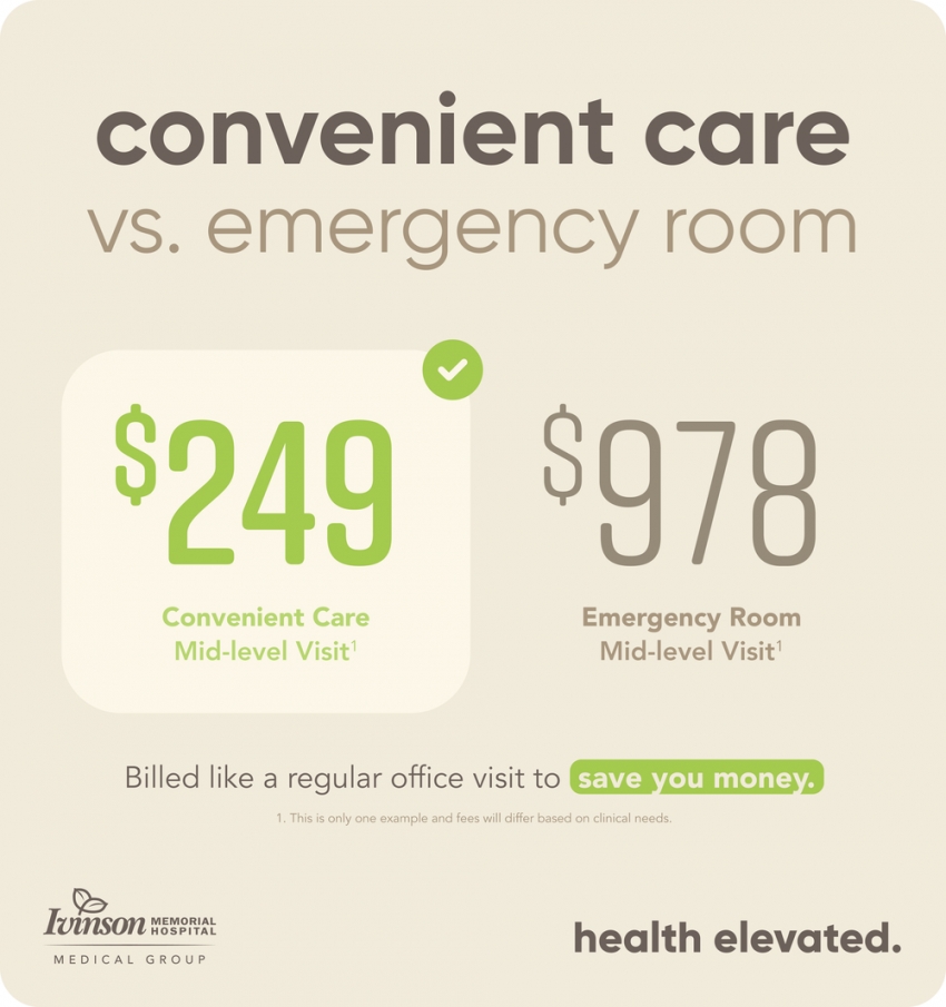 Convenient Care Vs. Emergency Room