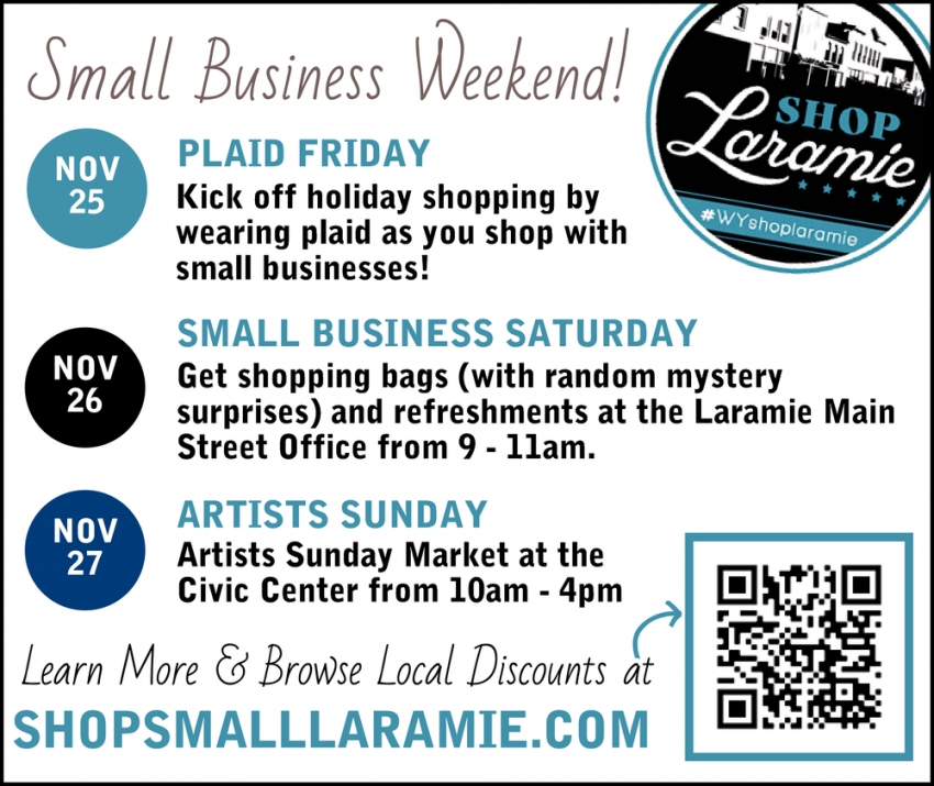 Small Business Weekend!