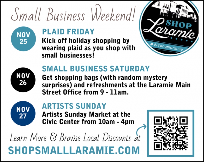 Small Business Weekend!