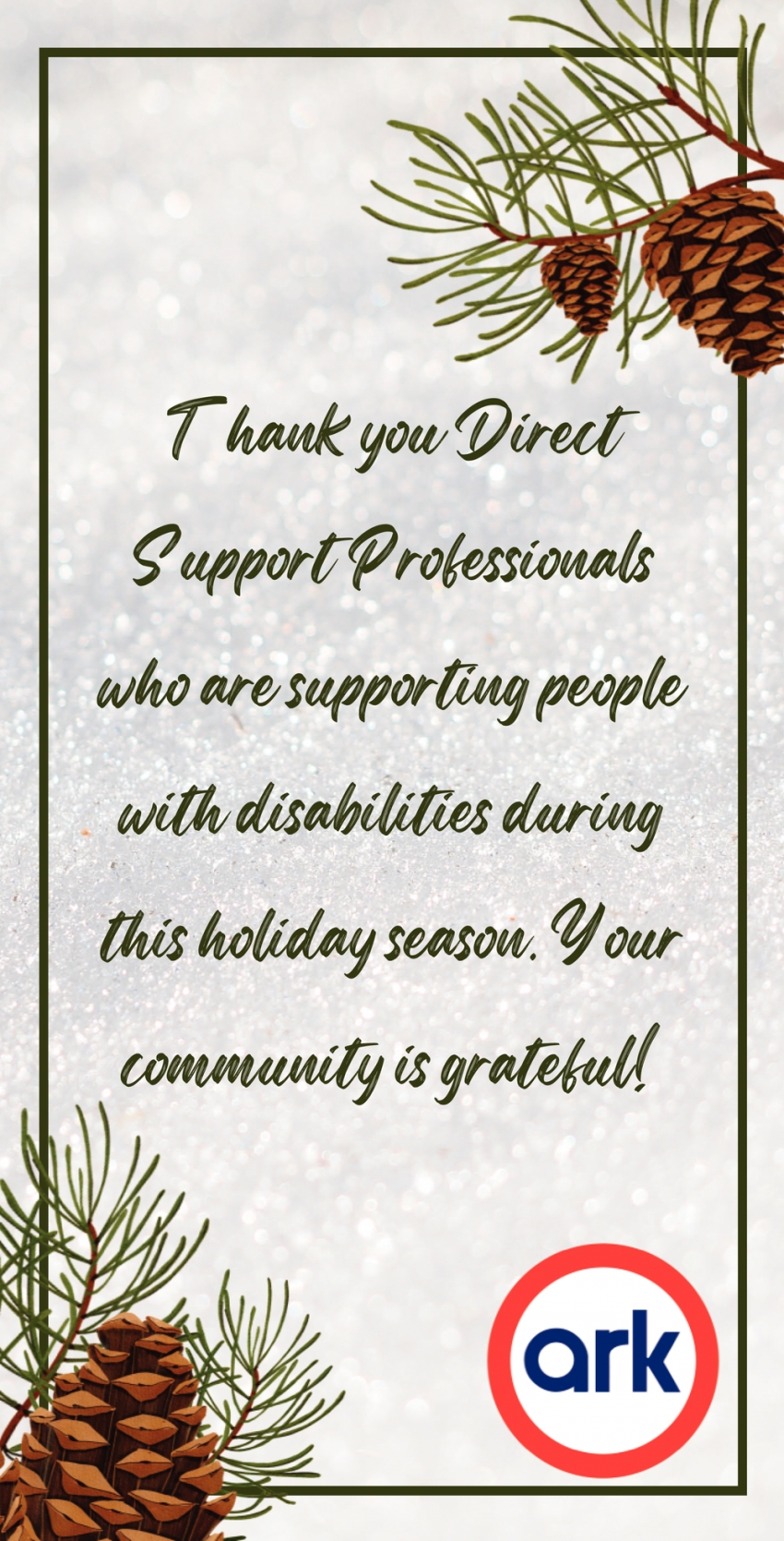 Thank You Direct Support Professionals