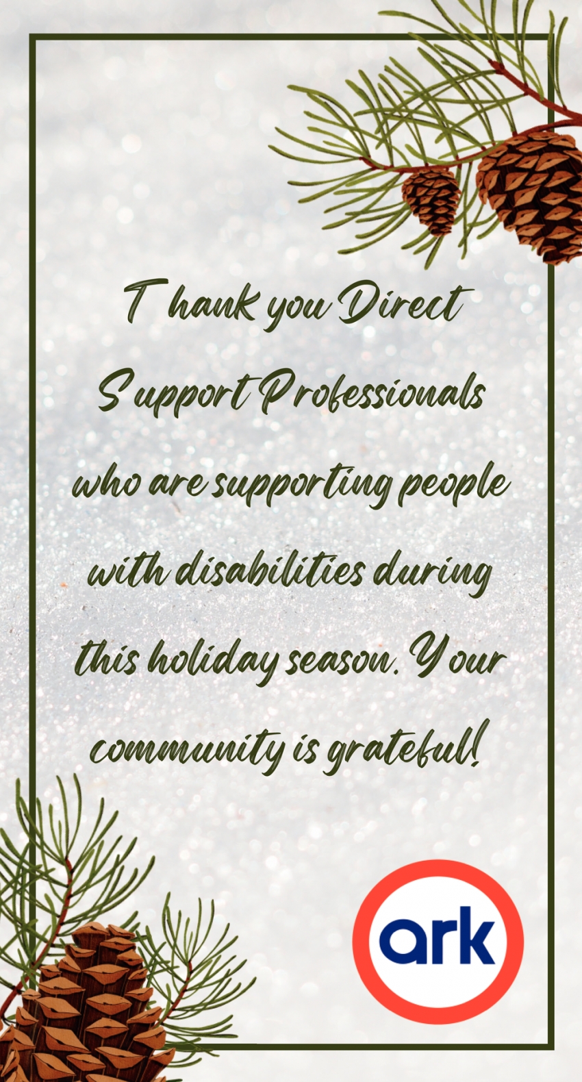 Thank You Direct Support Professionals