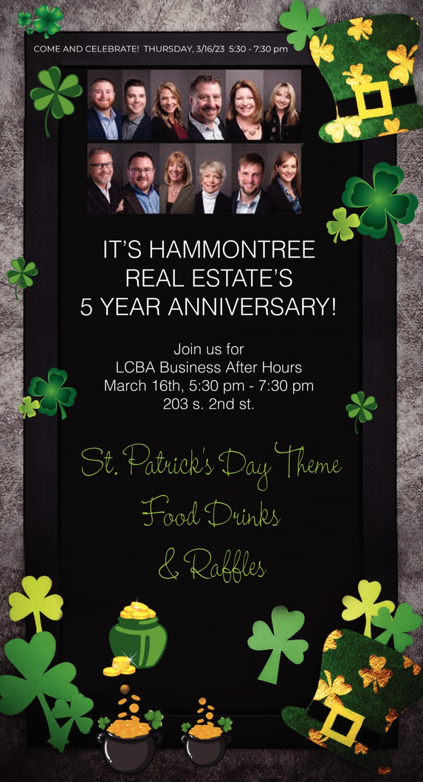 It's Hammontree Real Estate's 5 Year Anniversary!