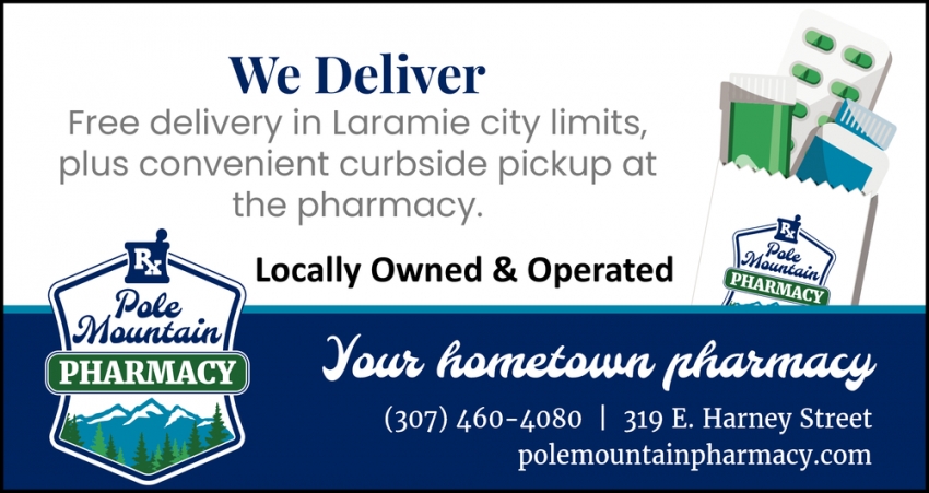 Free Delivery in Laramie City Limits