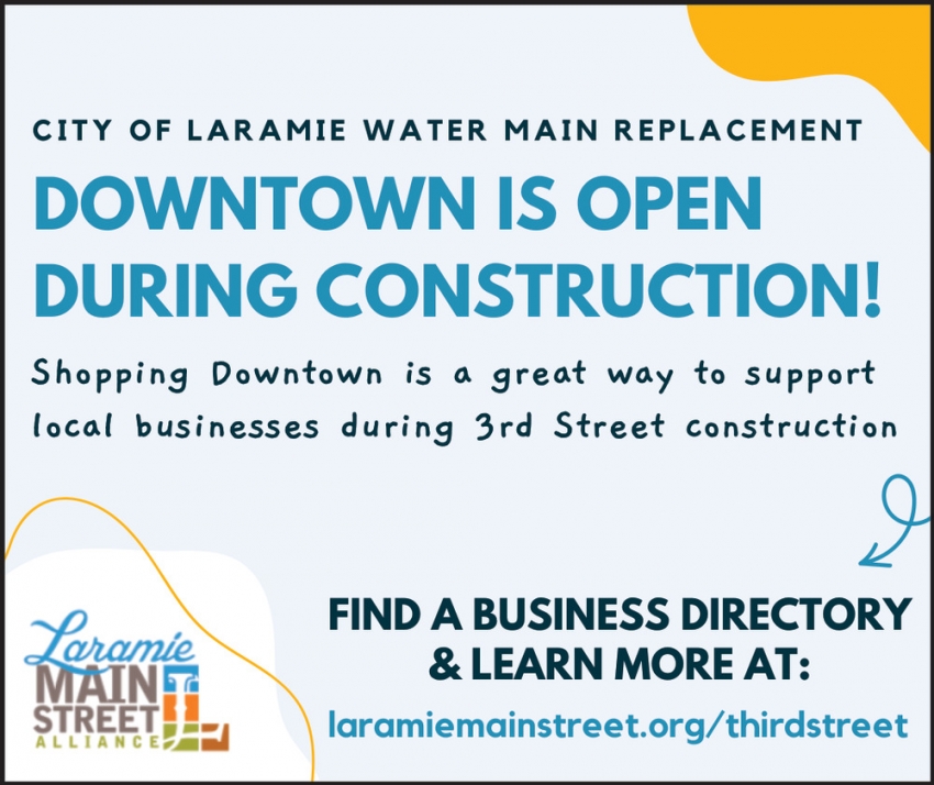 Downtown Is Open During Construction!