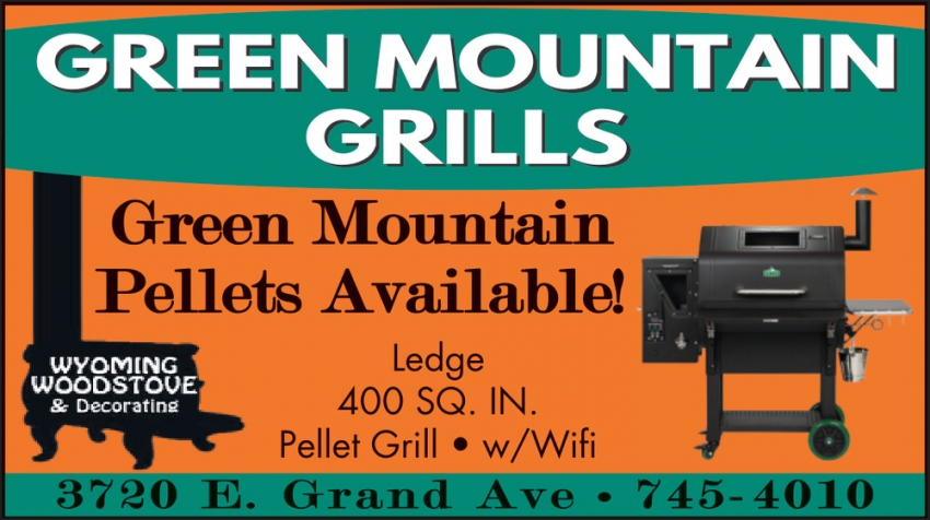 Green Mountain Pellets Available!