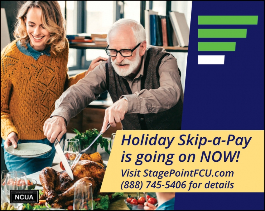 Holiday Skip-a-Pay Is Going Now!