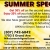 Summer Specials