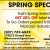 Spring Specials