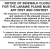 Notice of Sidewalk Closure
