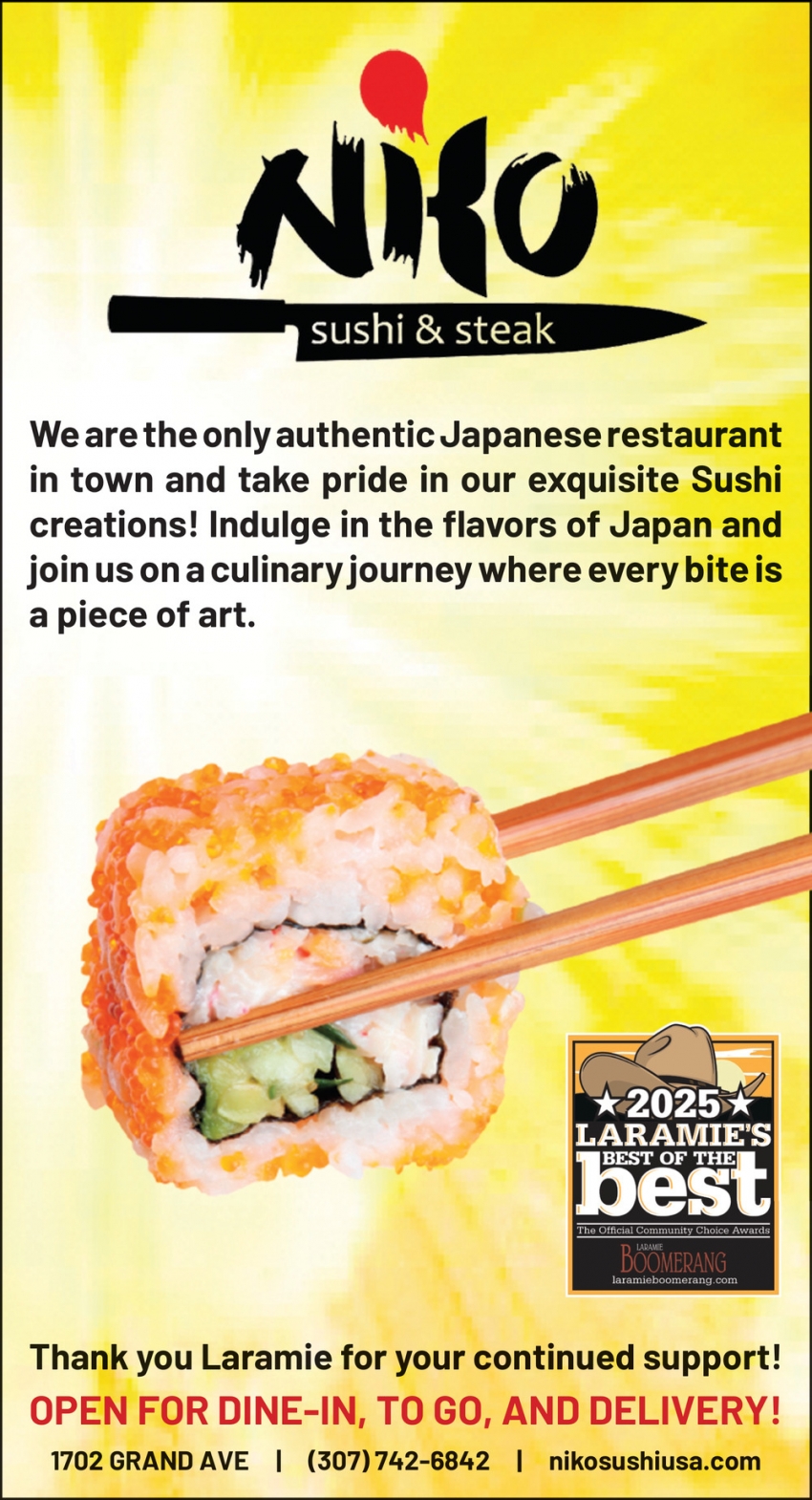Niko Sushi & Steak